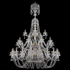 Подвесная люстра bohemia ivele crystal 1402 1402-20-10-5-530-xl-206-3d-g